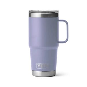 YETI Cosmic purple lavender Insulated Mug with handle, redfish design engraved